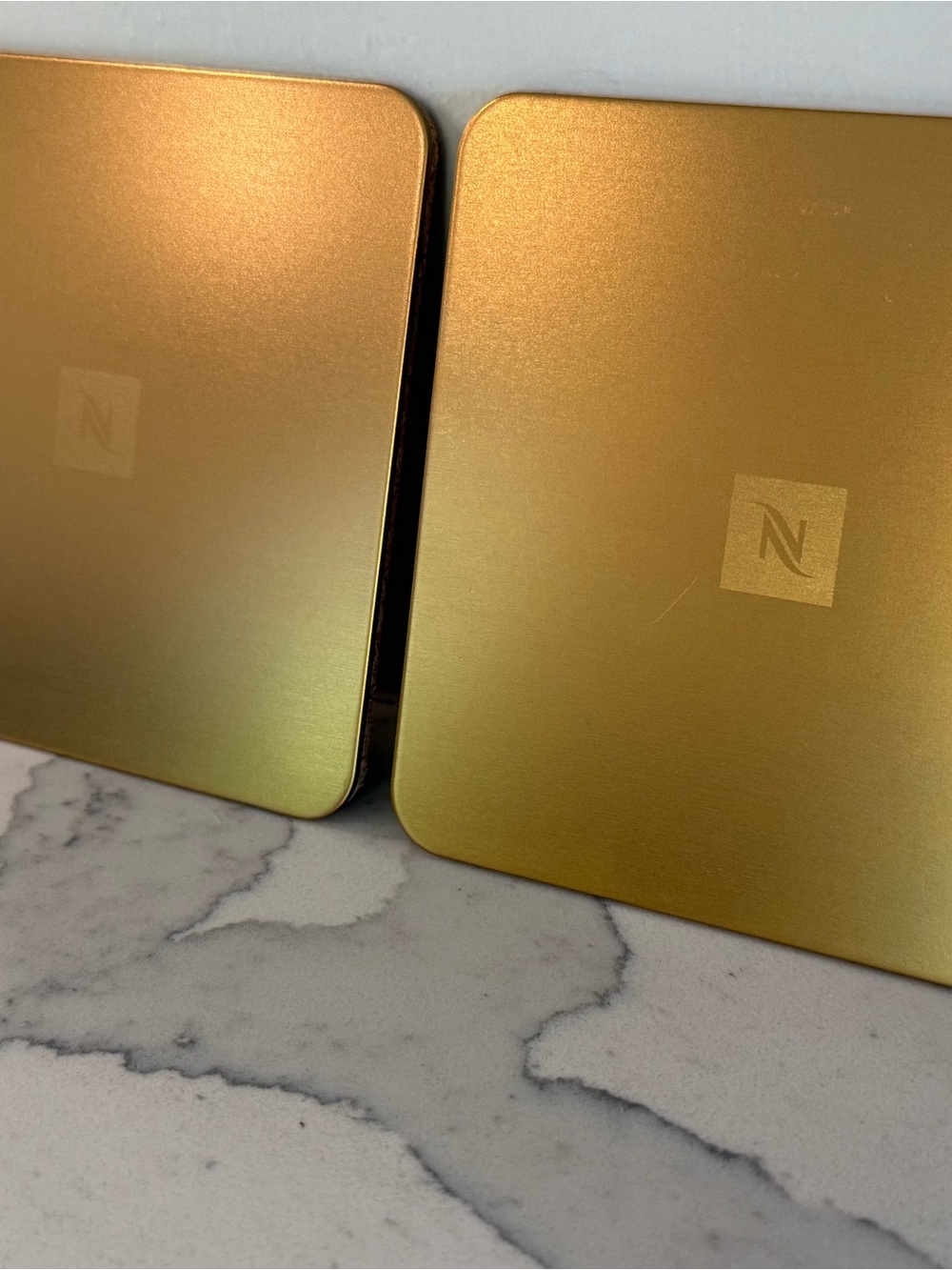 Nespresso Gold Coasters - Set of 2